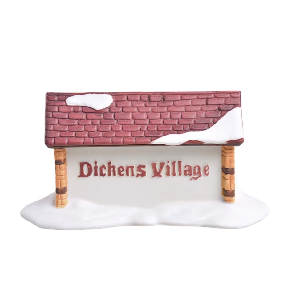 Department 56 Dickens Village Sign NIB
